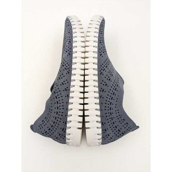 ILSE Jacobsen Tulip 139 Perforated Slip-On Sneaker Women's Blue Size US8 EU38 - Picture 6 of 14